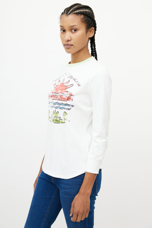 DSquared2 White & Multicolour Camp Chipawa Shirt