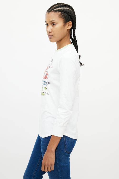DSquared2 White & Multicolour Camp Chipawa Shirt