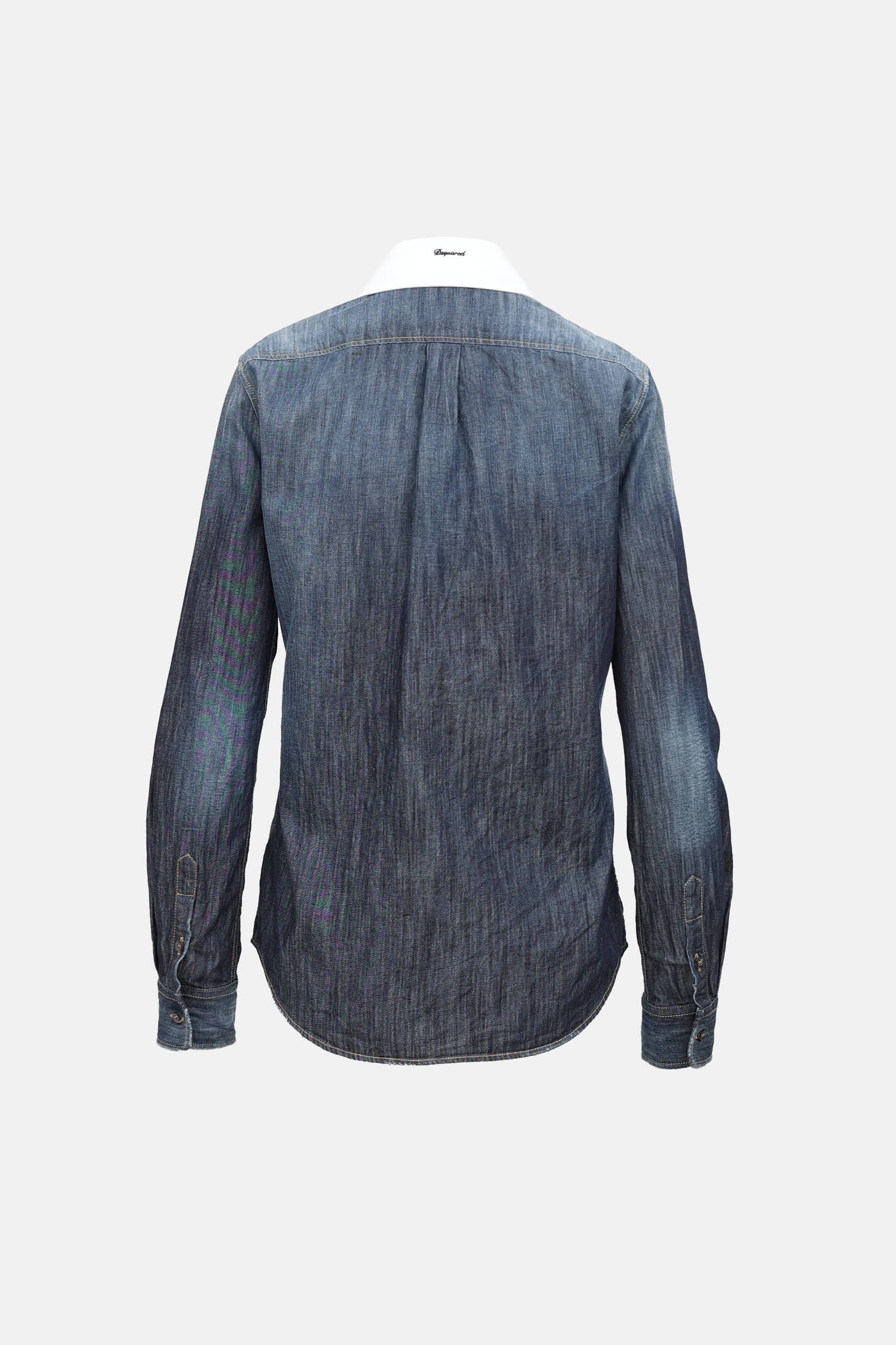  Chambray Embellished Shirt