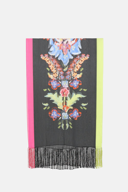 DSquared2 Silk Fringe Scarf