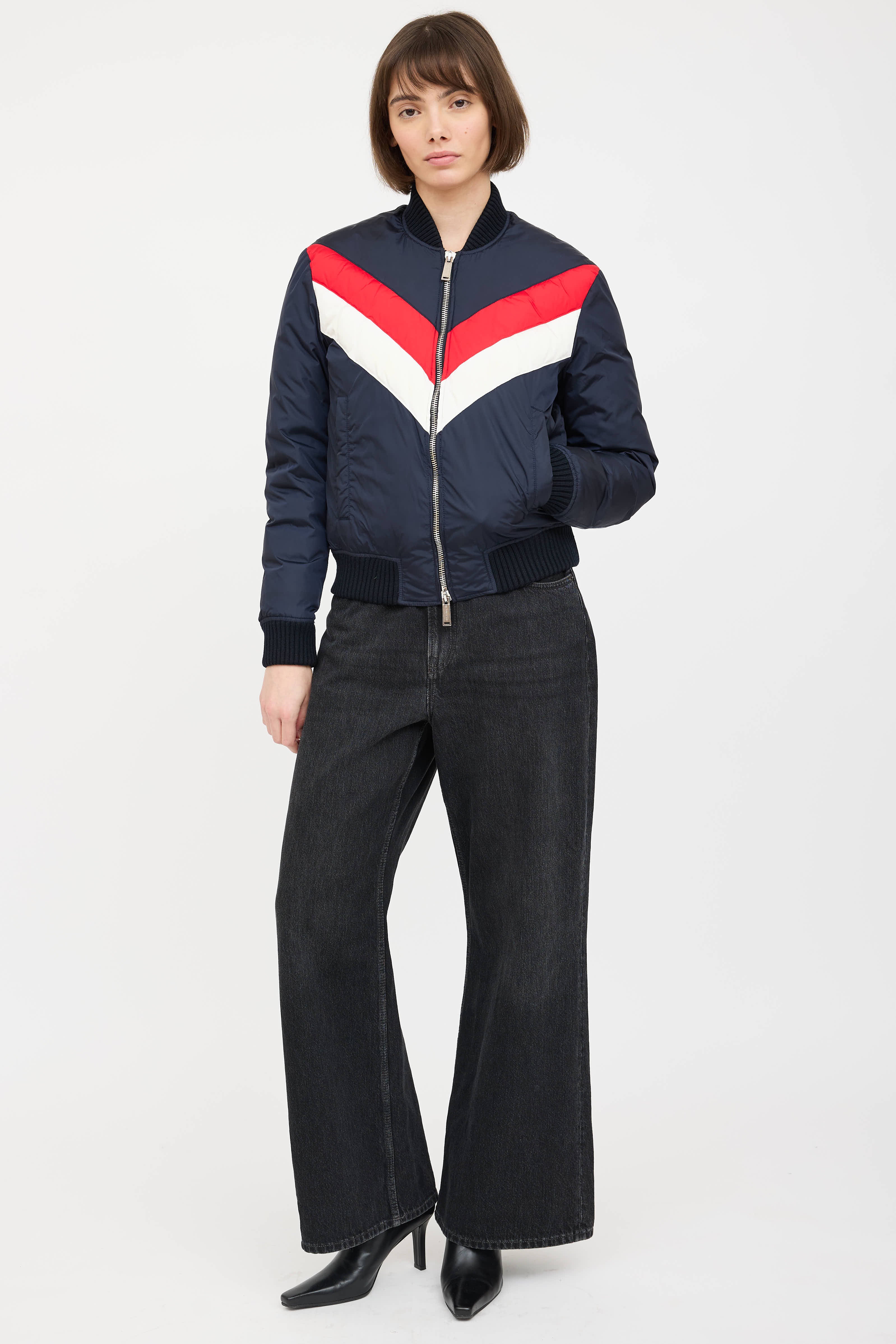 DSquared6 Quilted Down Bomber Jacket