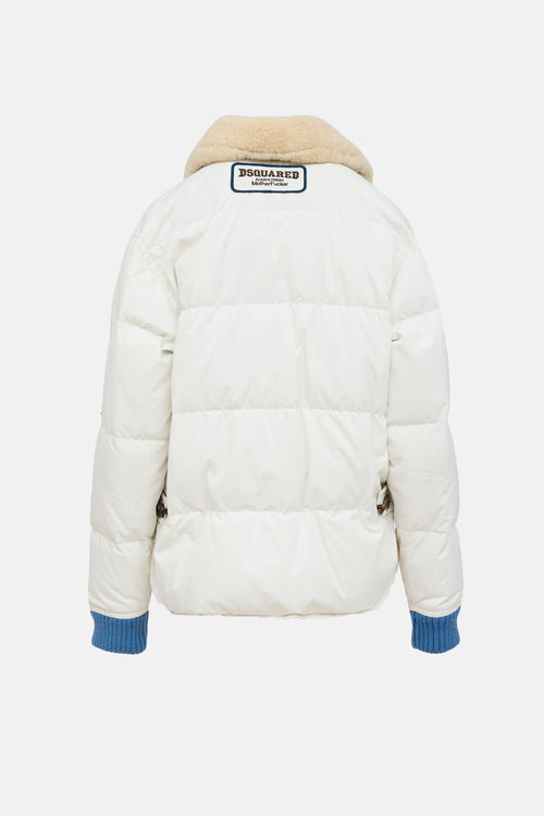DSquared2 Motherfluff Quilted Down Jacket