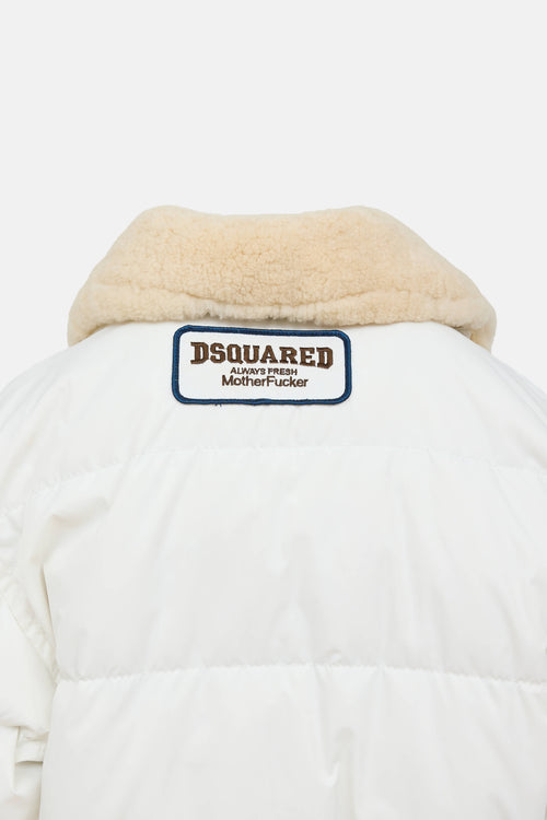 DSquared2 Motherfluff Quilted Down Jacket