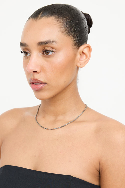 Effy Sterling Silver Braided Rope Necklace