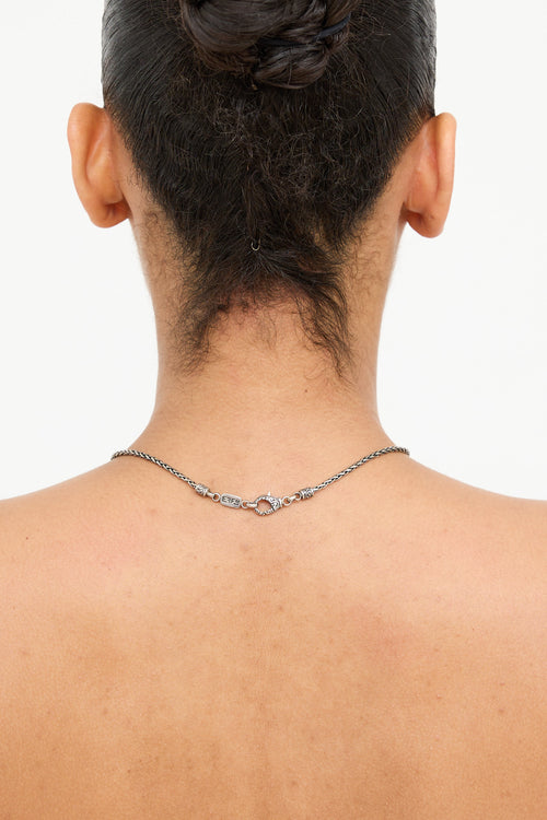 Effy Sterling Silver Braided Rope Necklace