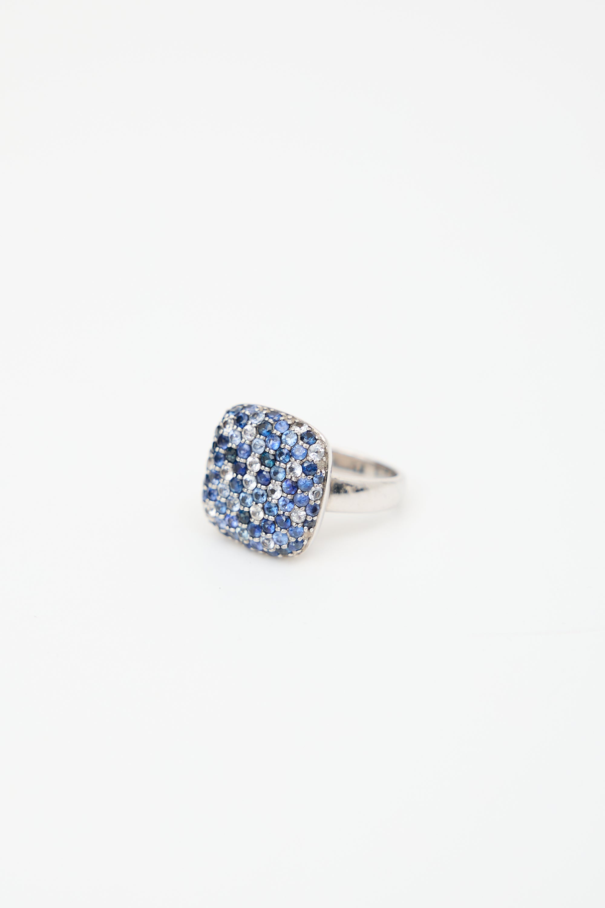Effy Sterling Silver Sapphire Splash Ring