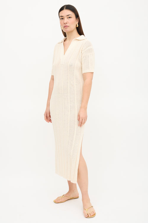 Eleven Six Open Knit Maxi Dress