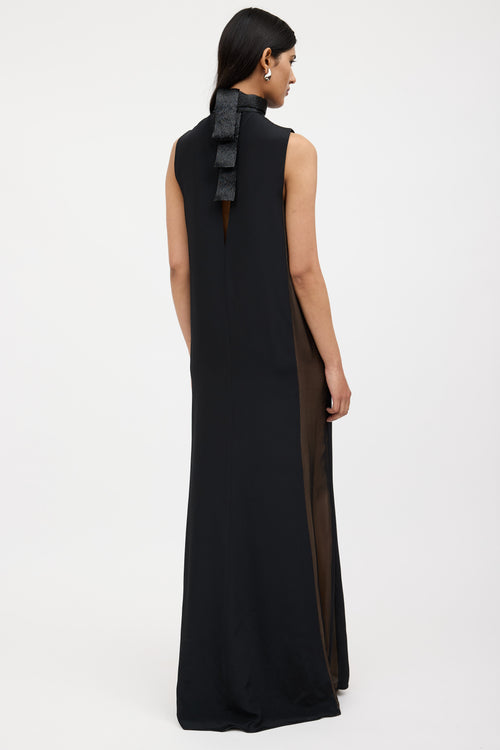 Emilio Pucci Beaded Panel Gown