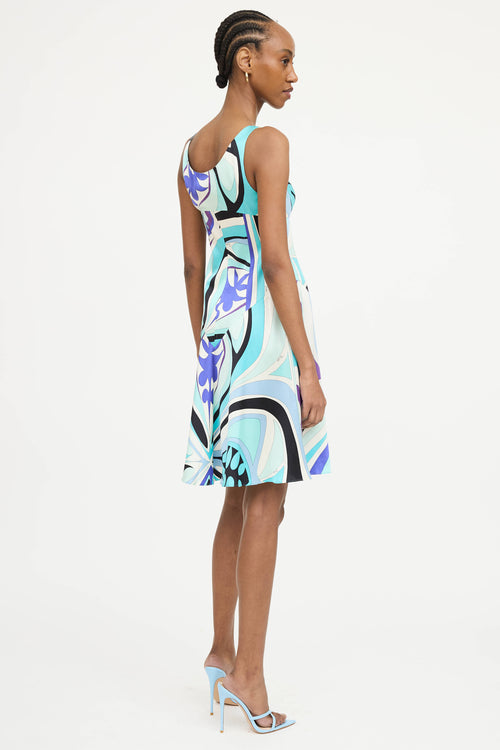 Emilio Pucci Printed Cutout Dress