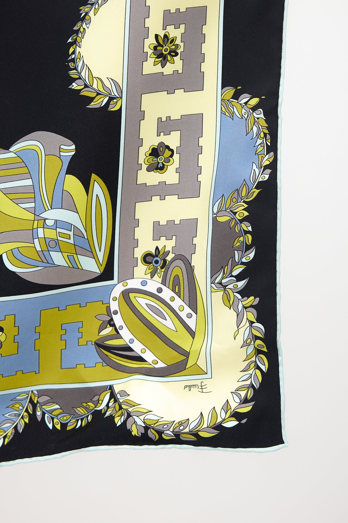Emilio Pucci Silk Floral Scarf