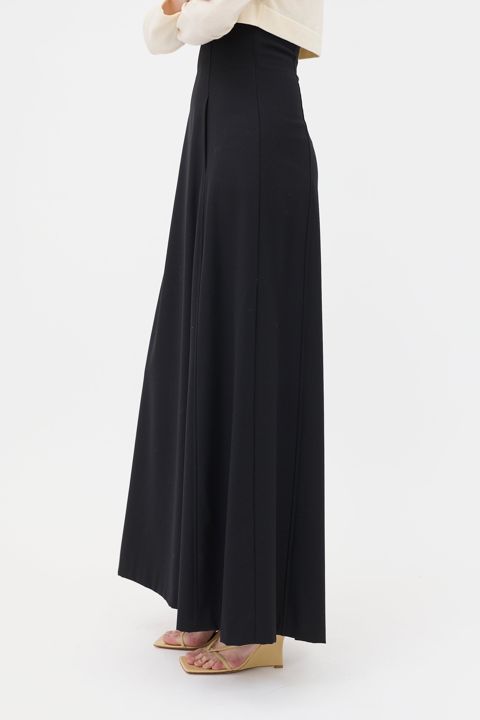Emilio Pucci Wool & Nylon A-Line Skirt