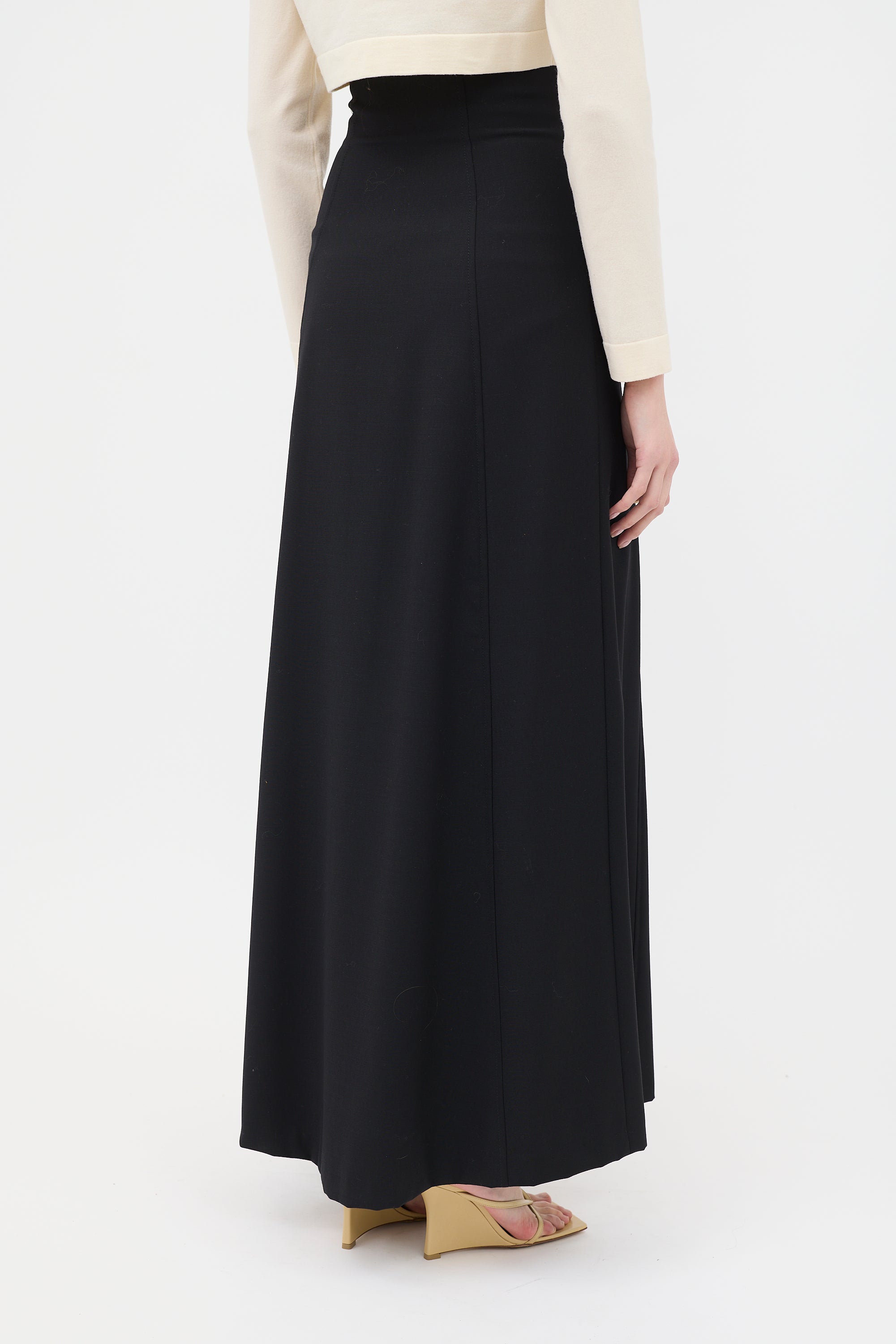 Emilio Pucci Wool & Nylon A-Line Skirt