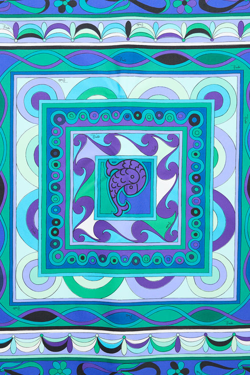 Emilio Pucci Twill Printed Square Scarf