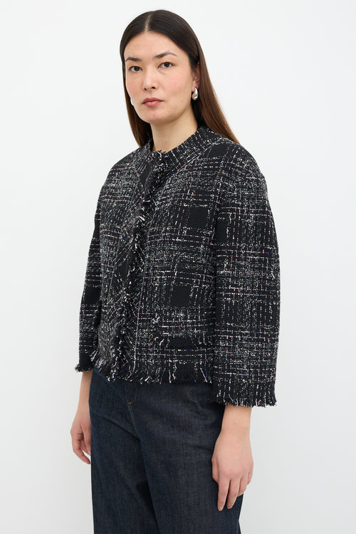 Erdem Tweed Check Jacket