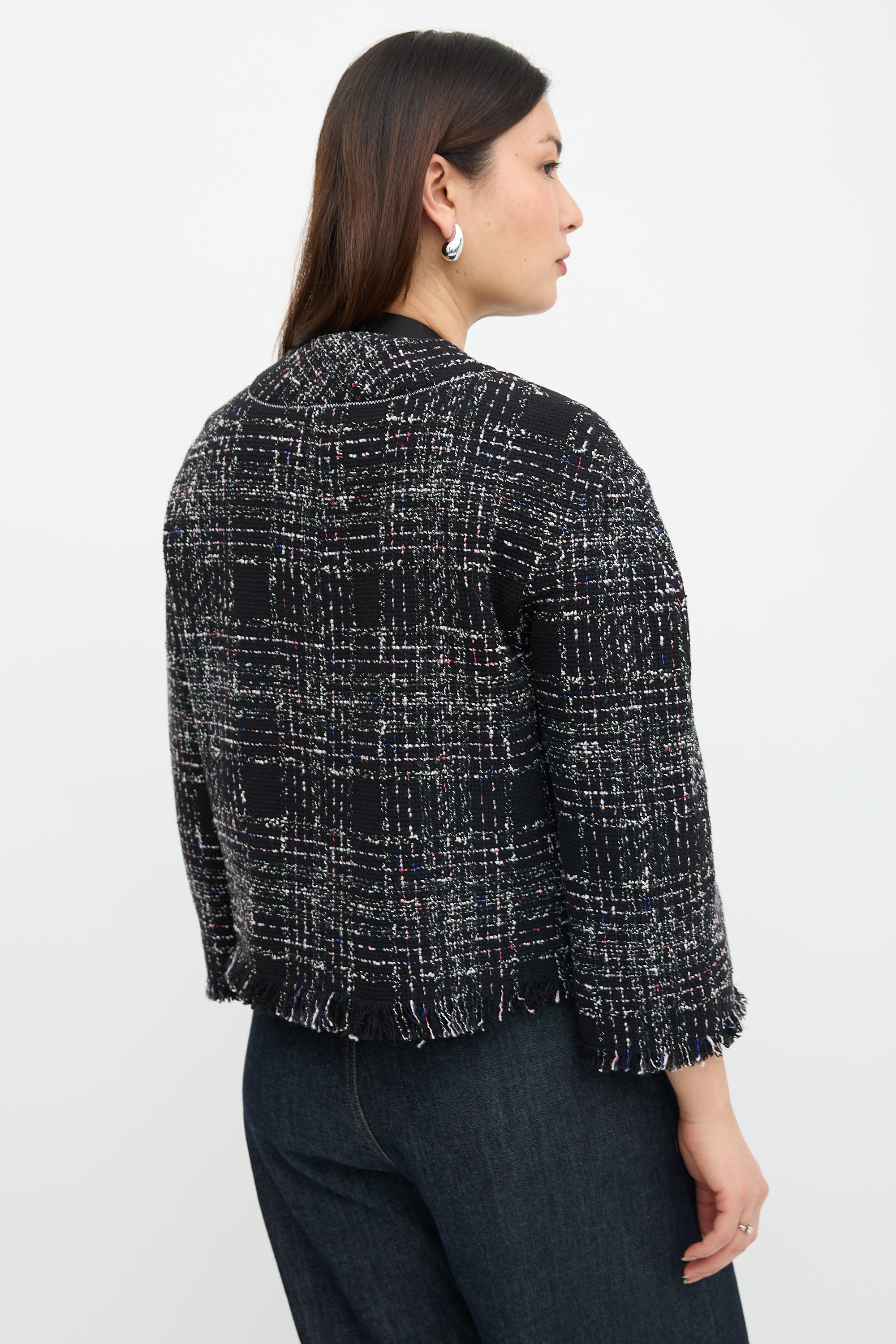 Erdem Tweed Check Jacket
