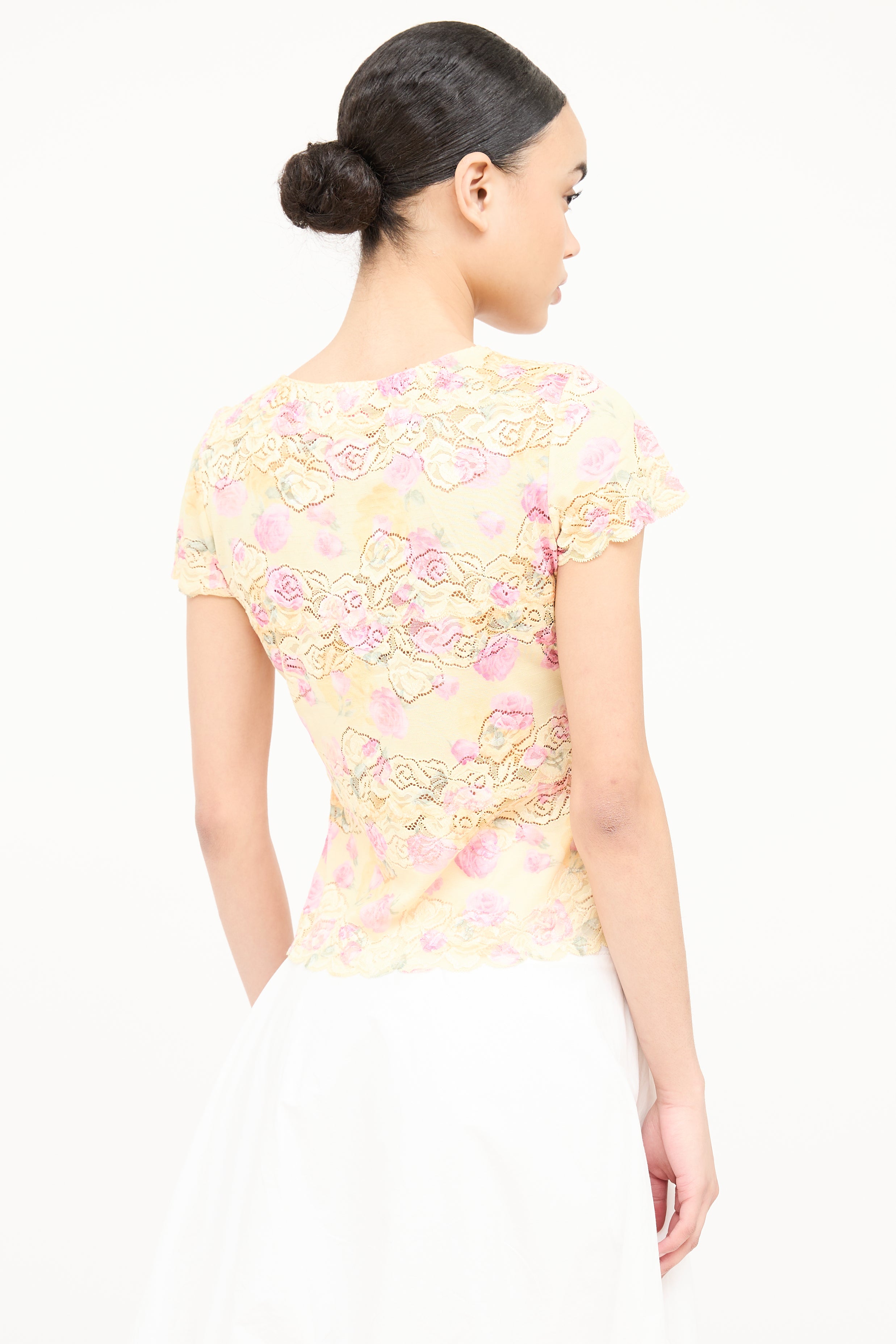 Escada Lace Panel Shirt