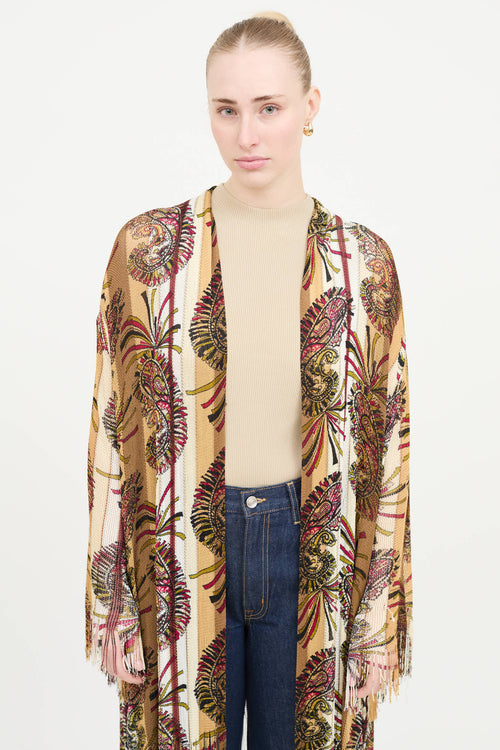 Etro Knit Paisley Cardigan