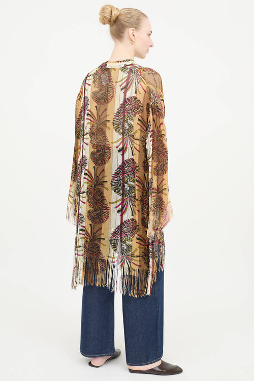Etro Knit Paisley Cardigan