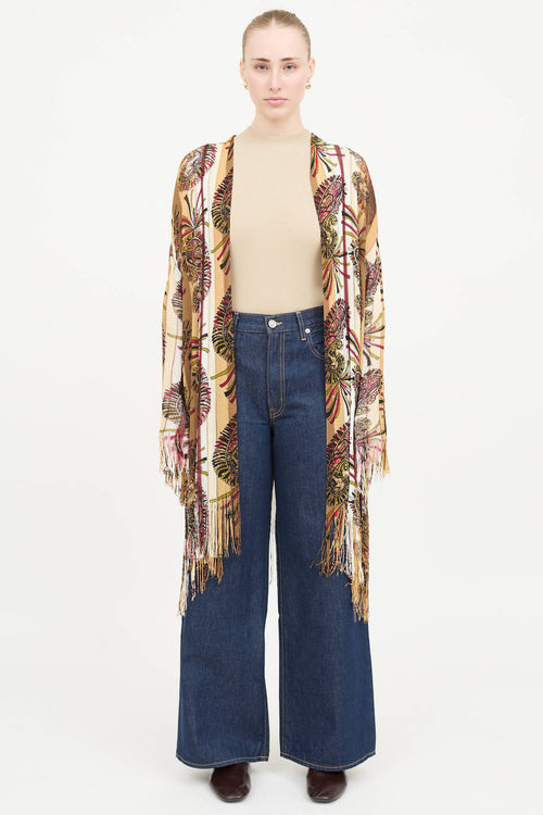 Etro Knit Paisley Cardigan