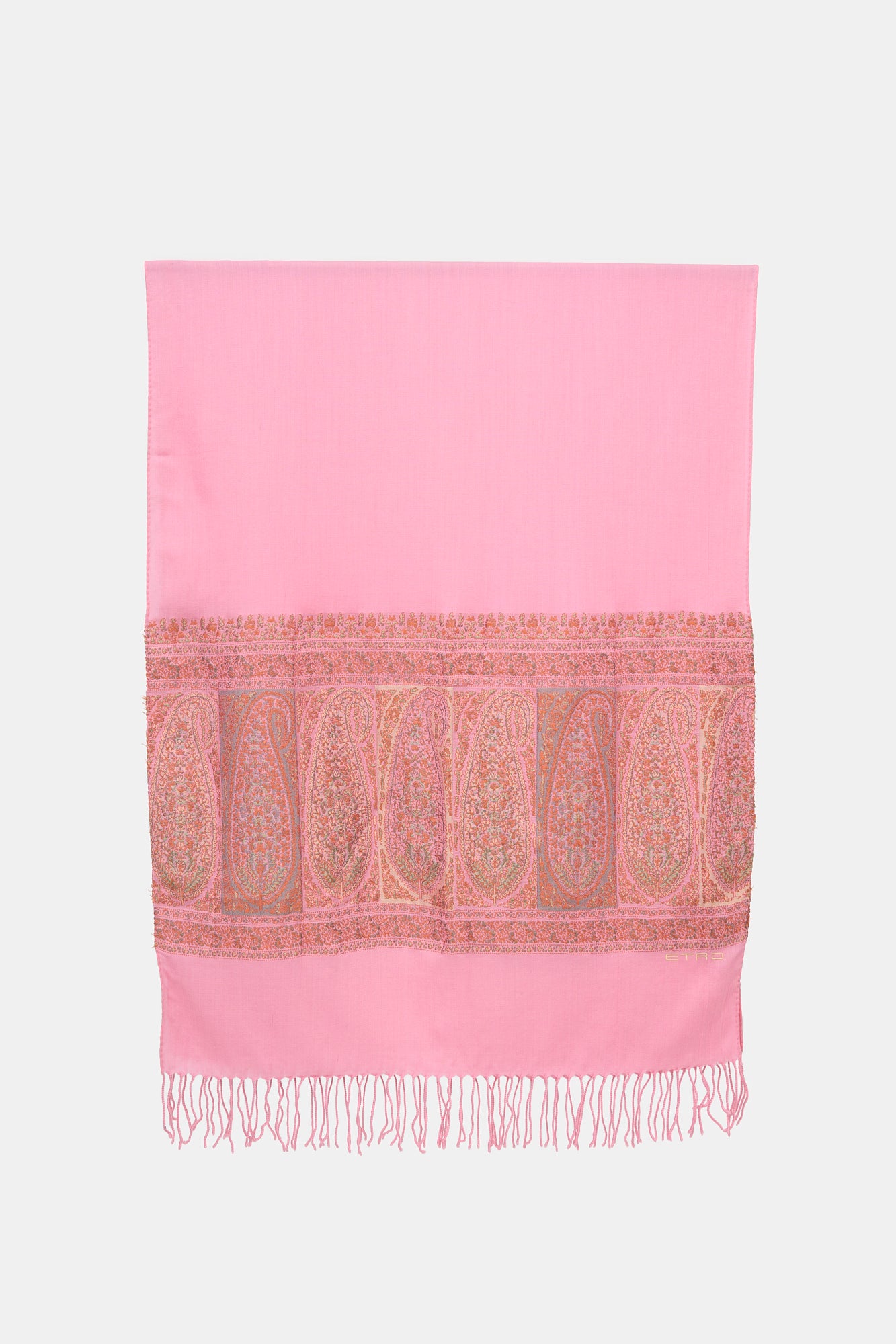 Etro Wool Paisley Jacquard Scarf