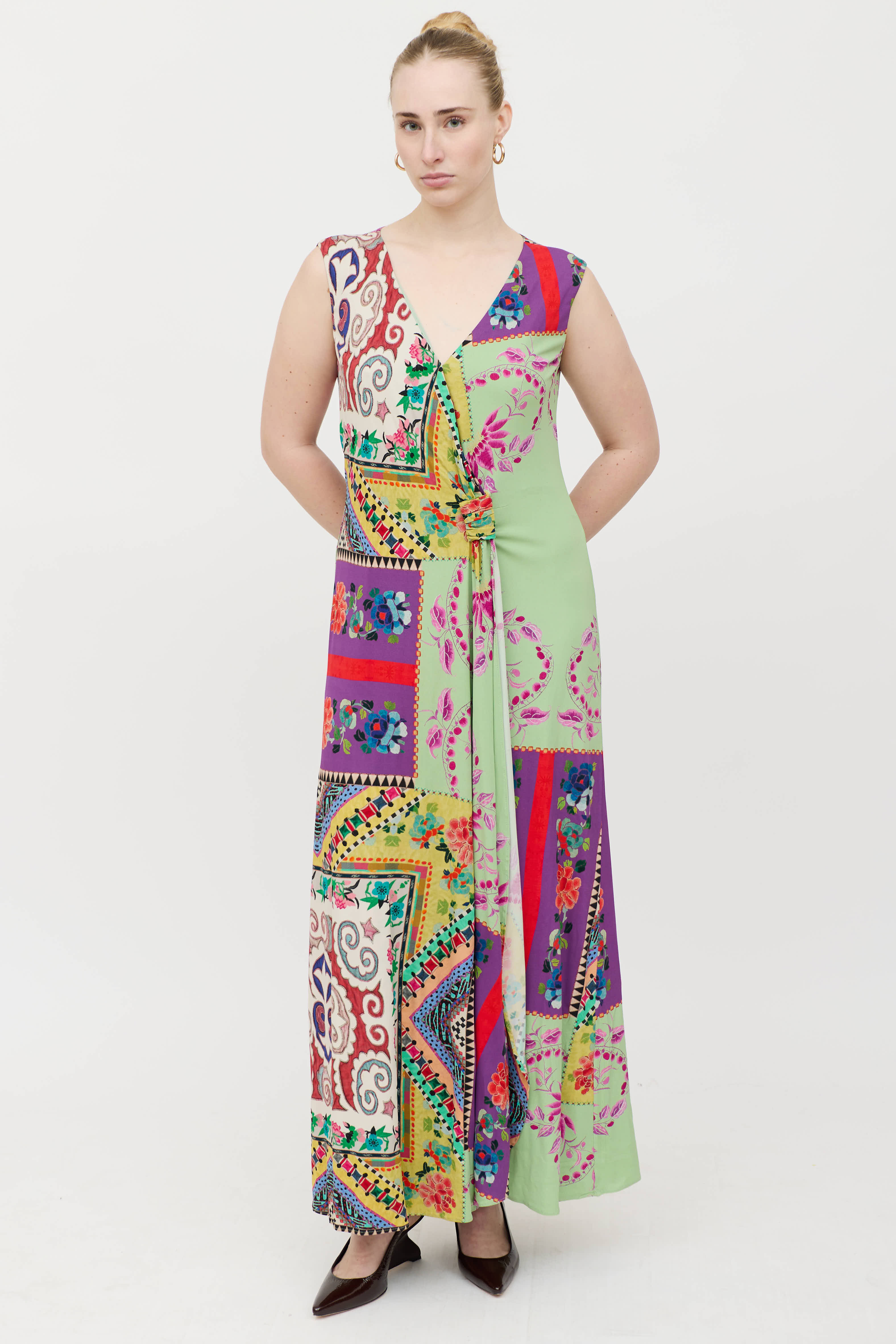 Etro Patterned Wrap Dress