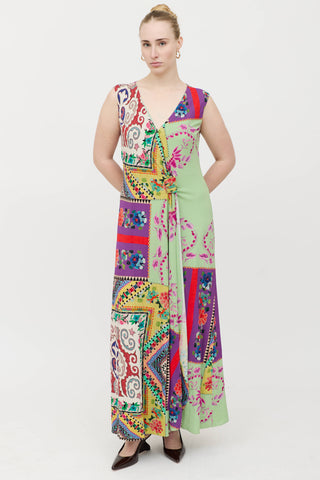Etro Patterned Wrap Dress