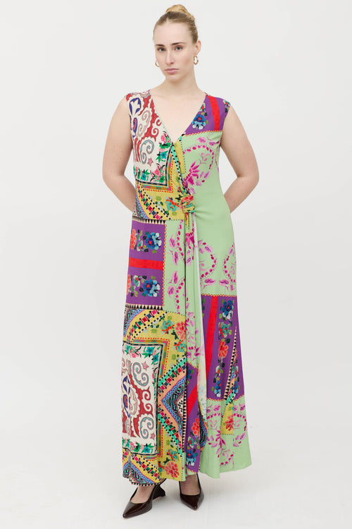 Etro Patterned Wrap Dress