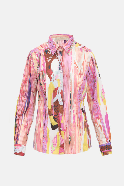 Etro Mixed Print Shirt