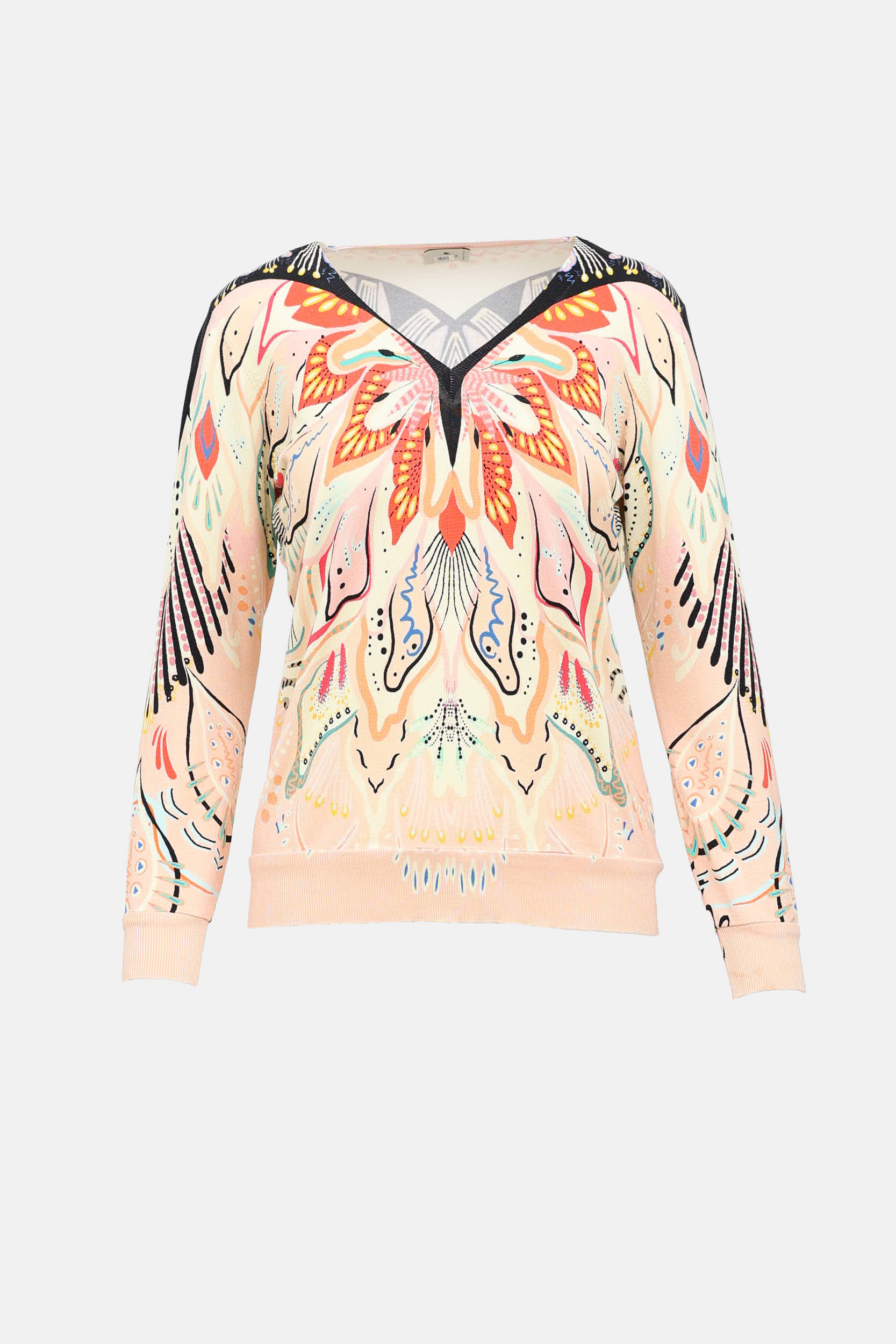 Etro Silk Floral Knit Sweater