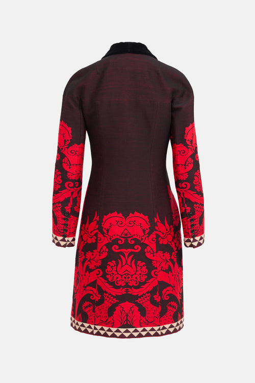 Etro Jacquard Patterned Coat