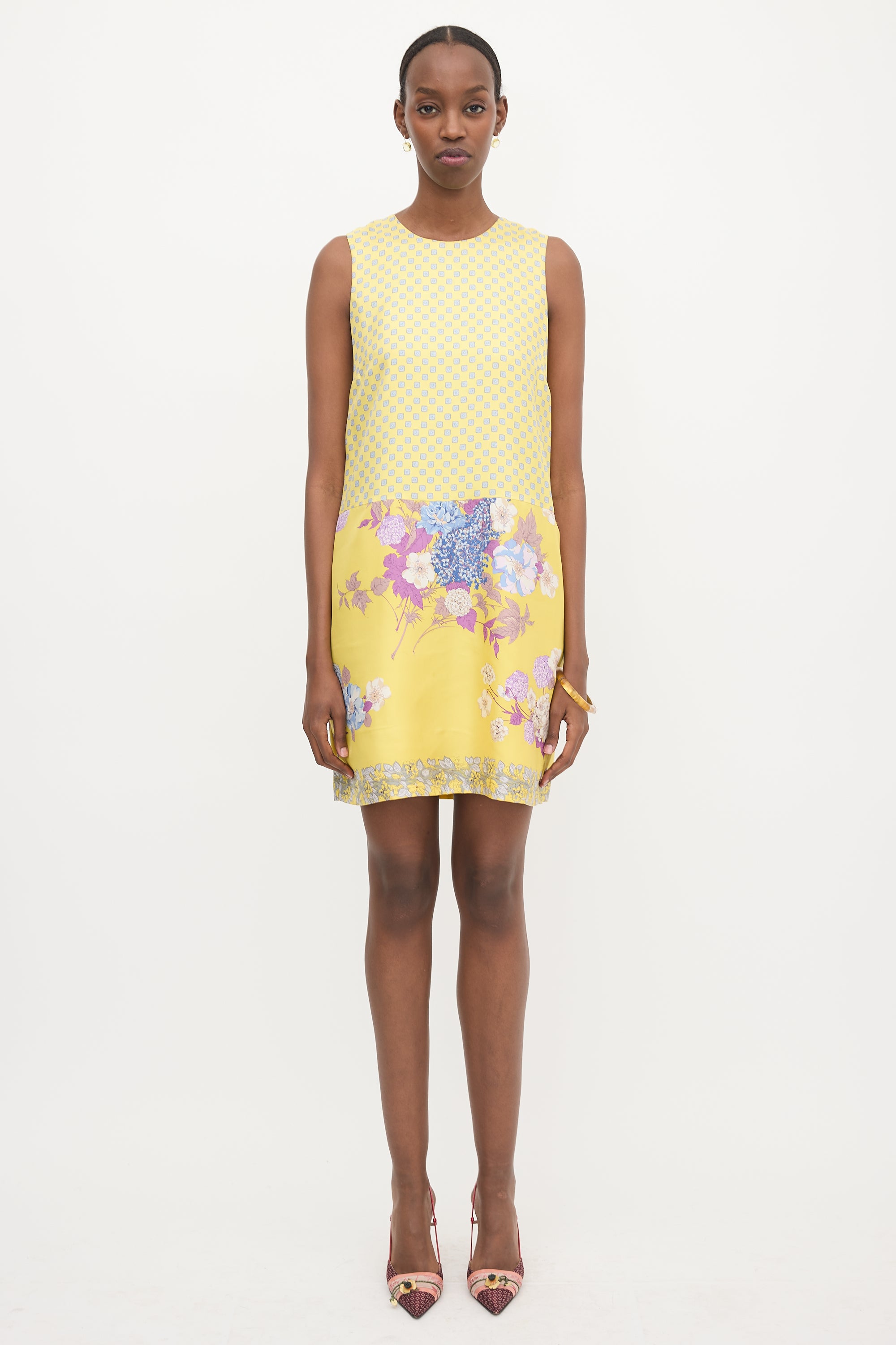 Etro Silk Printed Shift Dress