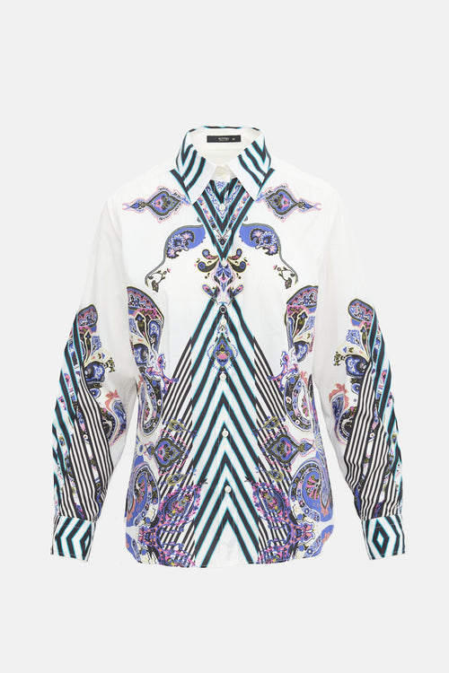 Etro Striped Paisley Shirt