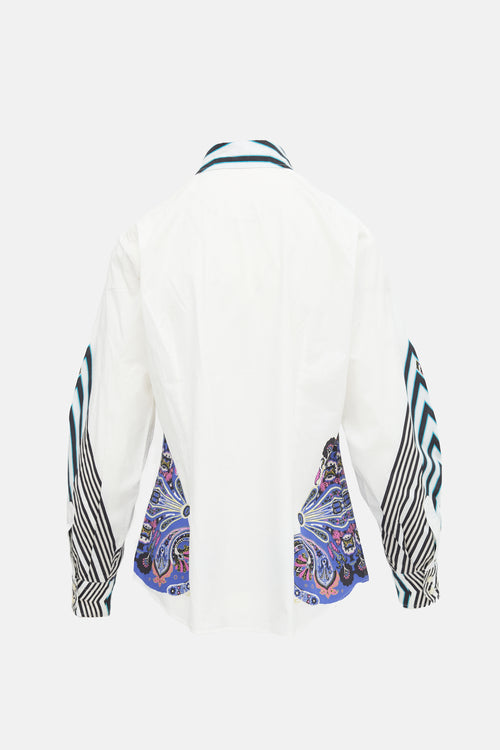 Etro Striped Paisley Shirt