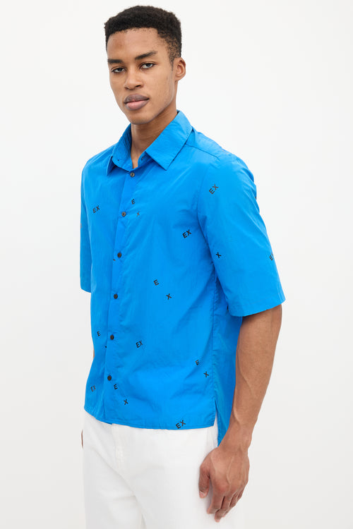Ex Infinitas Letter Button Up Shirt