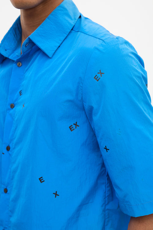 Ex Infinitas Letter Button Up Shirt