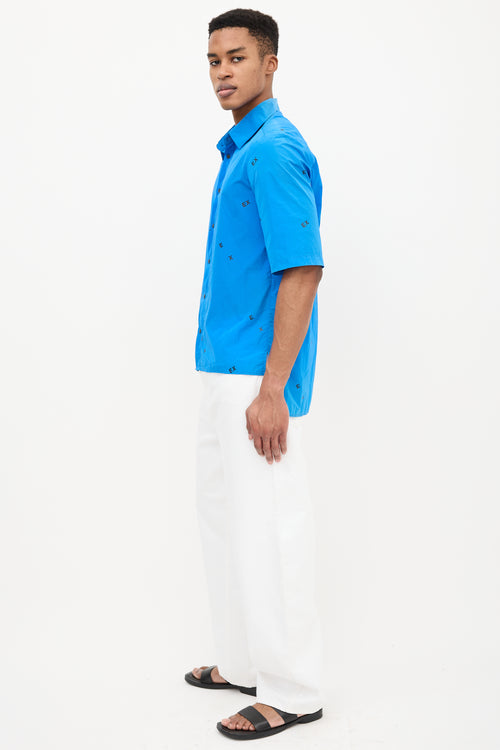 Ex Infinitas Letter Button Up Shirt