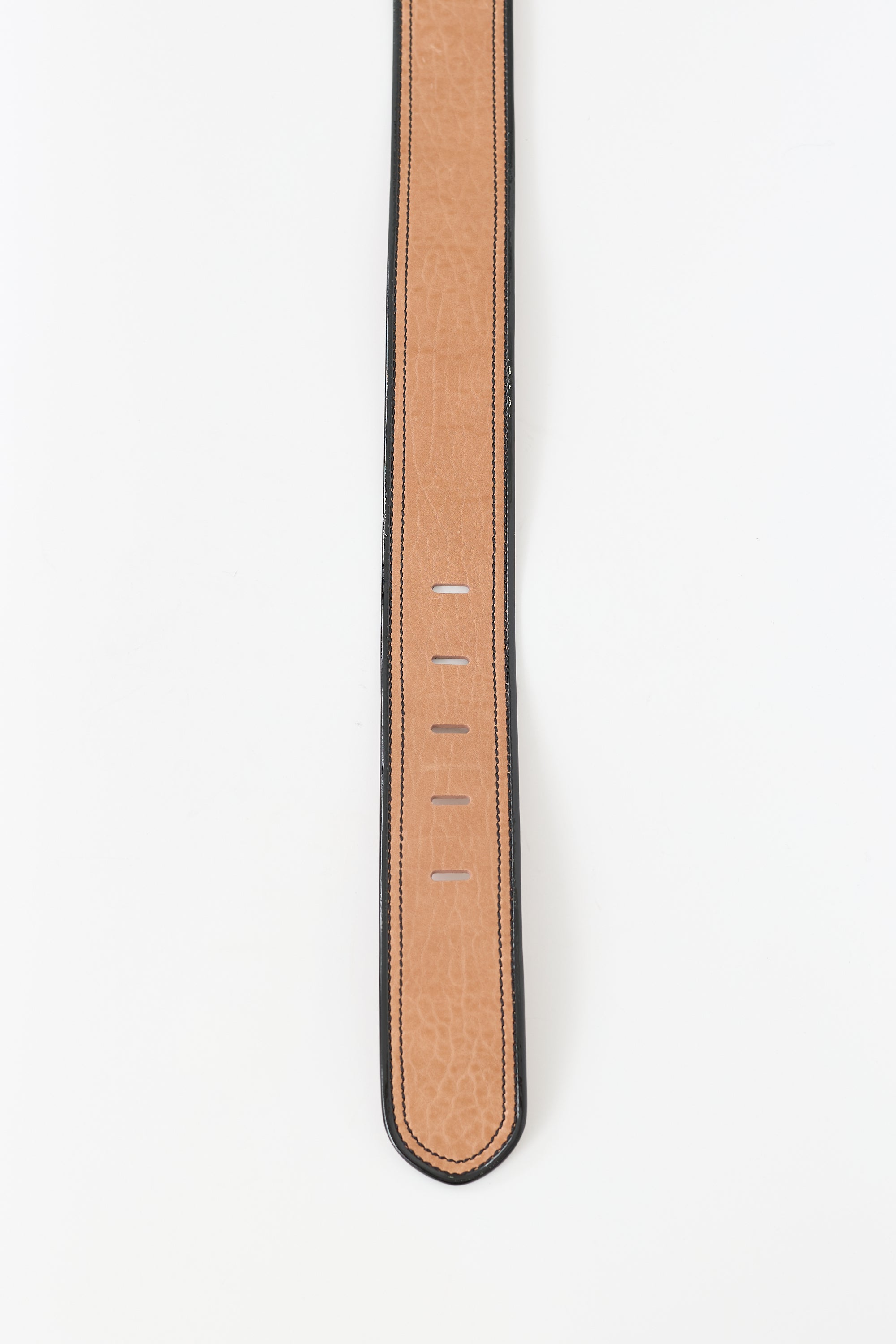 Fendi Leather & Patent Belt