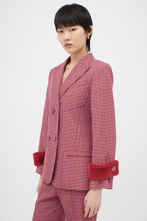 Fendi Wool Check Suit