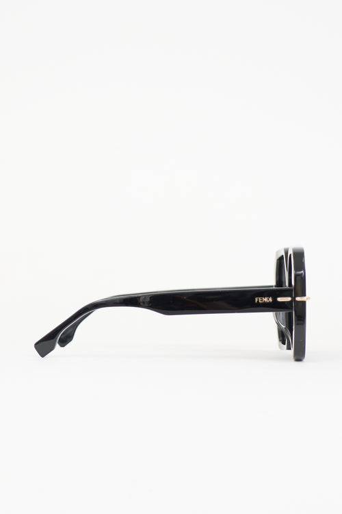 Fendi FE40173F Oversized Sunglasses