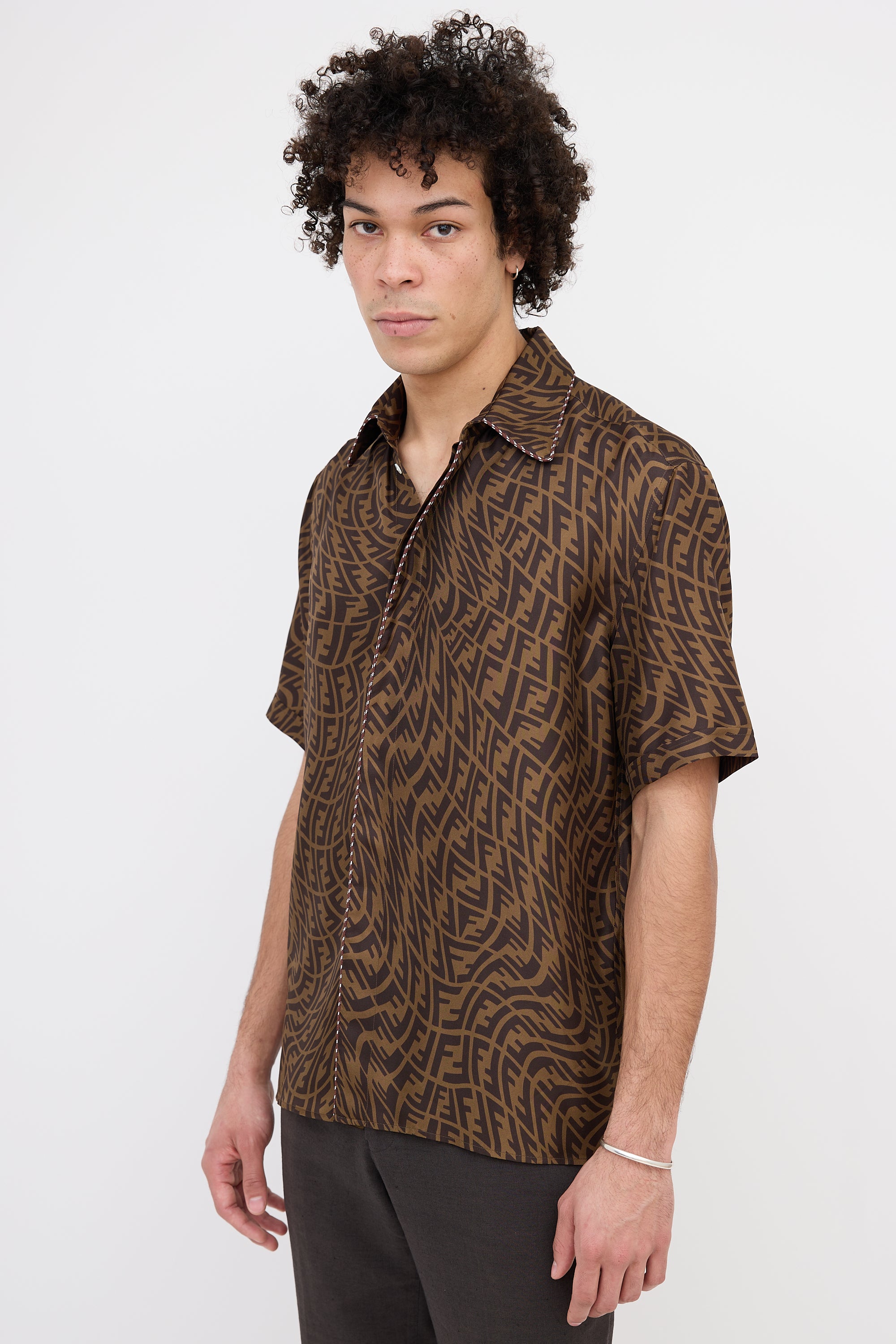 Fendi Silk FF Shirt