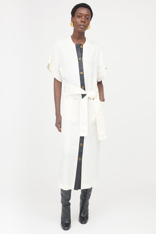 Ferragamo Silk & Linen Dress