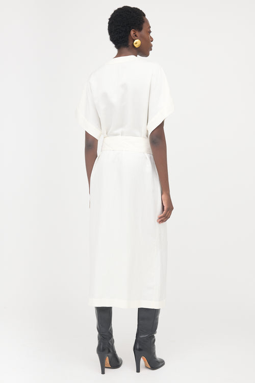 Ferragamo Silk & Linen Dress