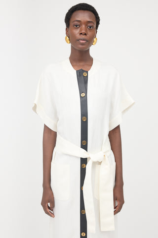 Ferragamo Silk & Linen Dress