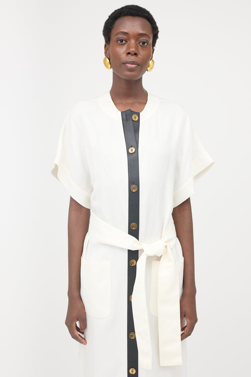 Ferragamo Silk & Linen Dress