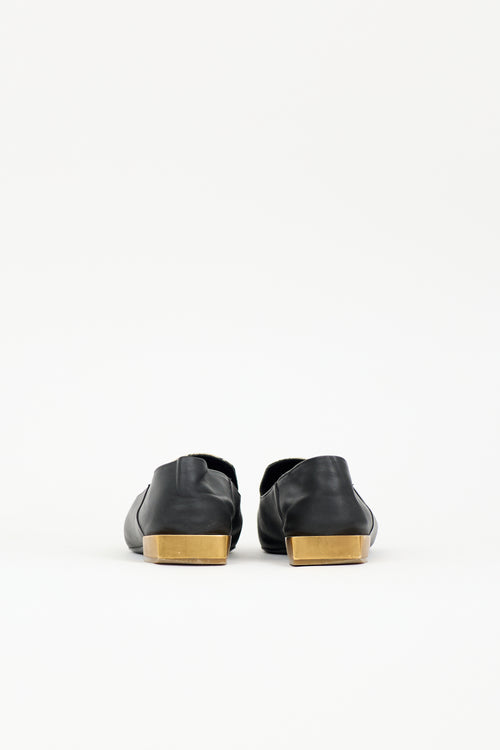 Ferragamo Leather Lana Gancio Loafer