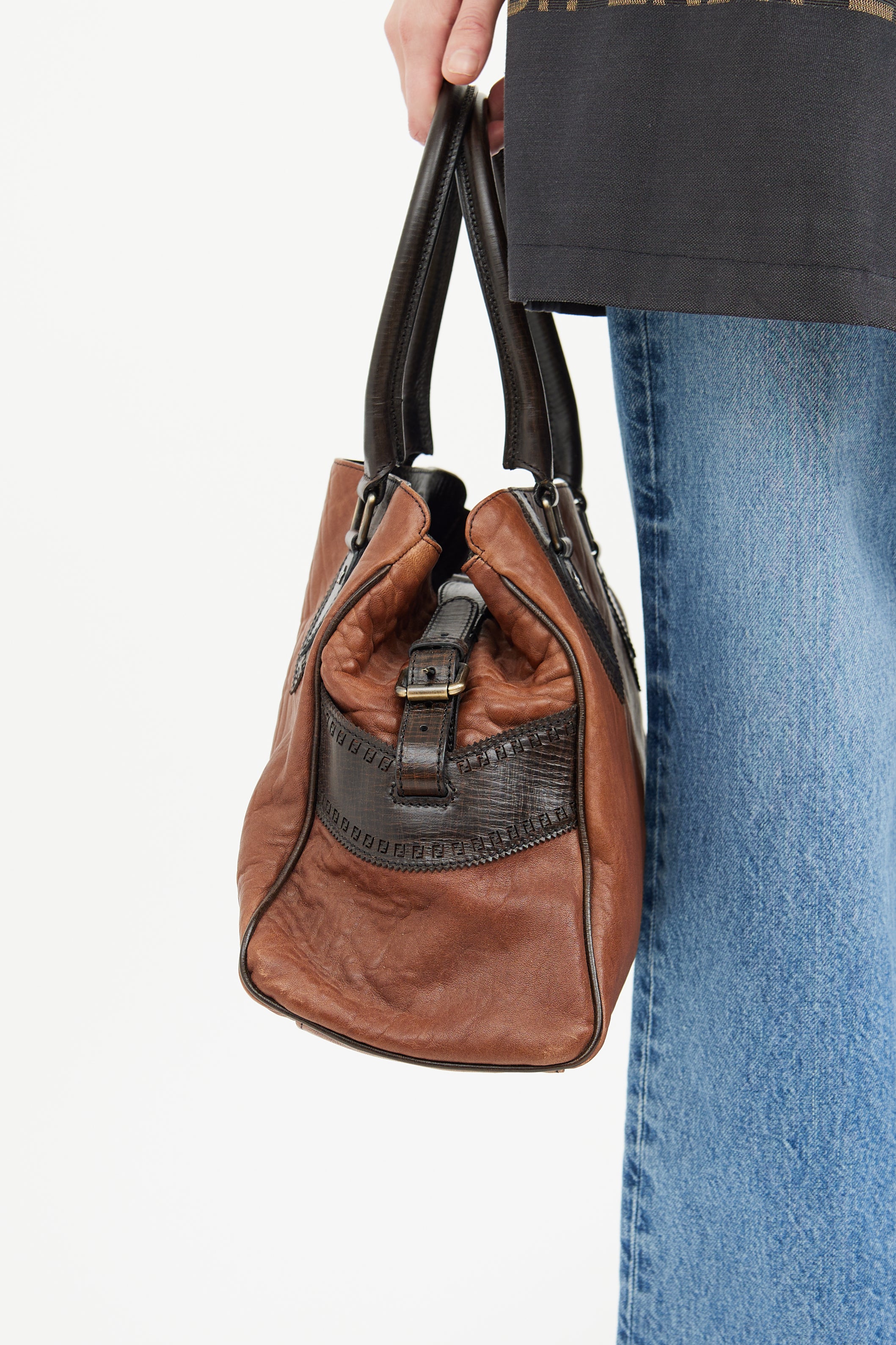 Fendi Brown Medium Du Jour Bag