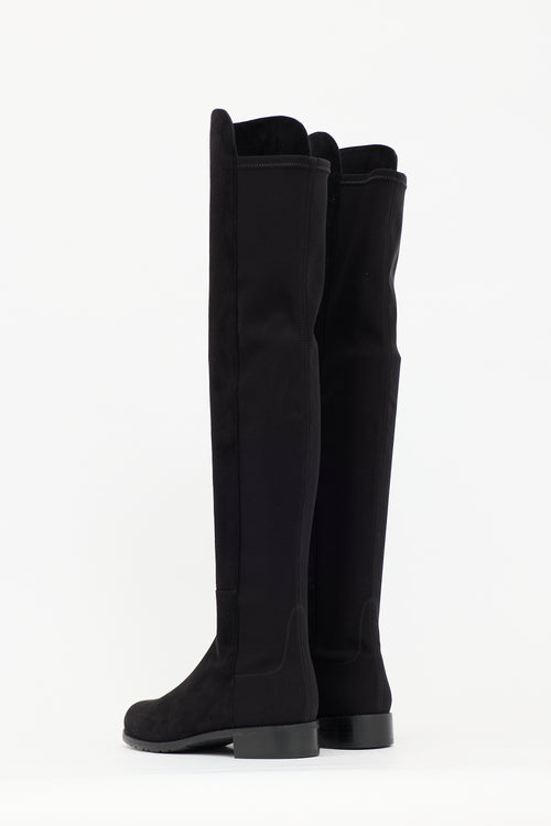 Stuart Weitzman Suede 5050 Over The Knee Boot