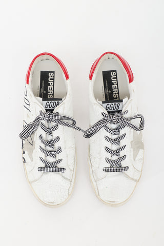 Golden Goose Cracked Super Star Sneaker