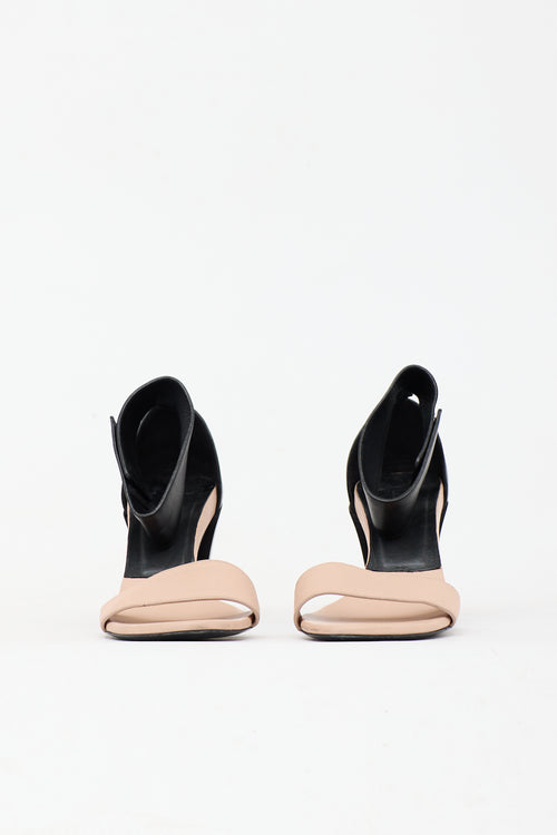 Chloé Leather Two Tone Sandal