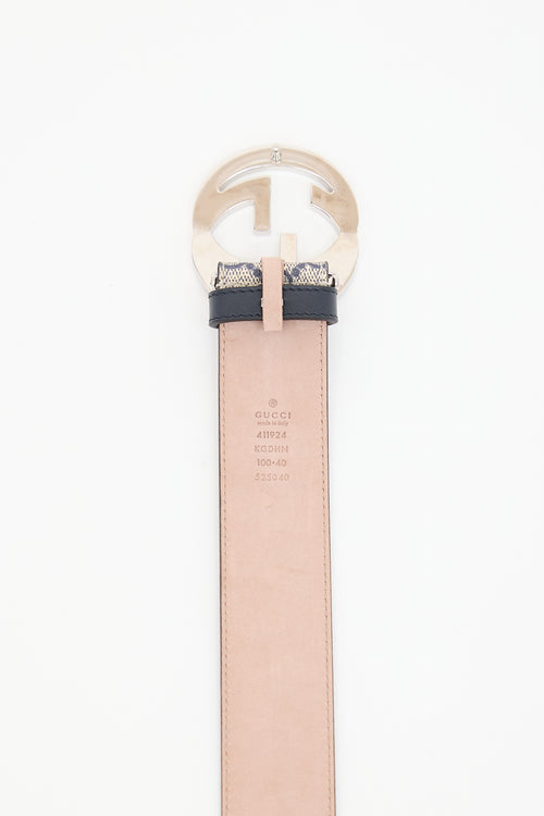  Brown GG Supreme Interlocking G Belt